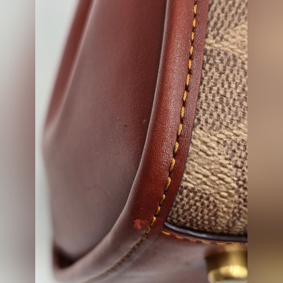 Coach Brooke Carryall In Signature Canvas Leather Tan Rust W/ Wallet - Picture 6 of 16